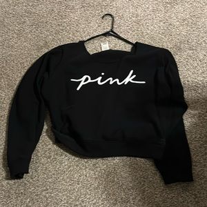 Pink off the shoulder sweater
